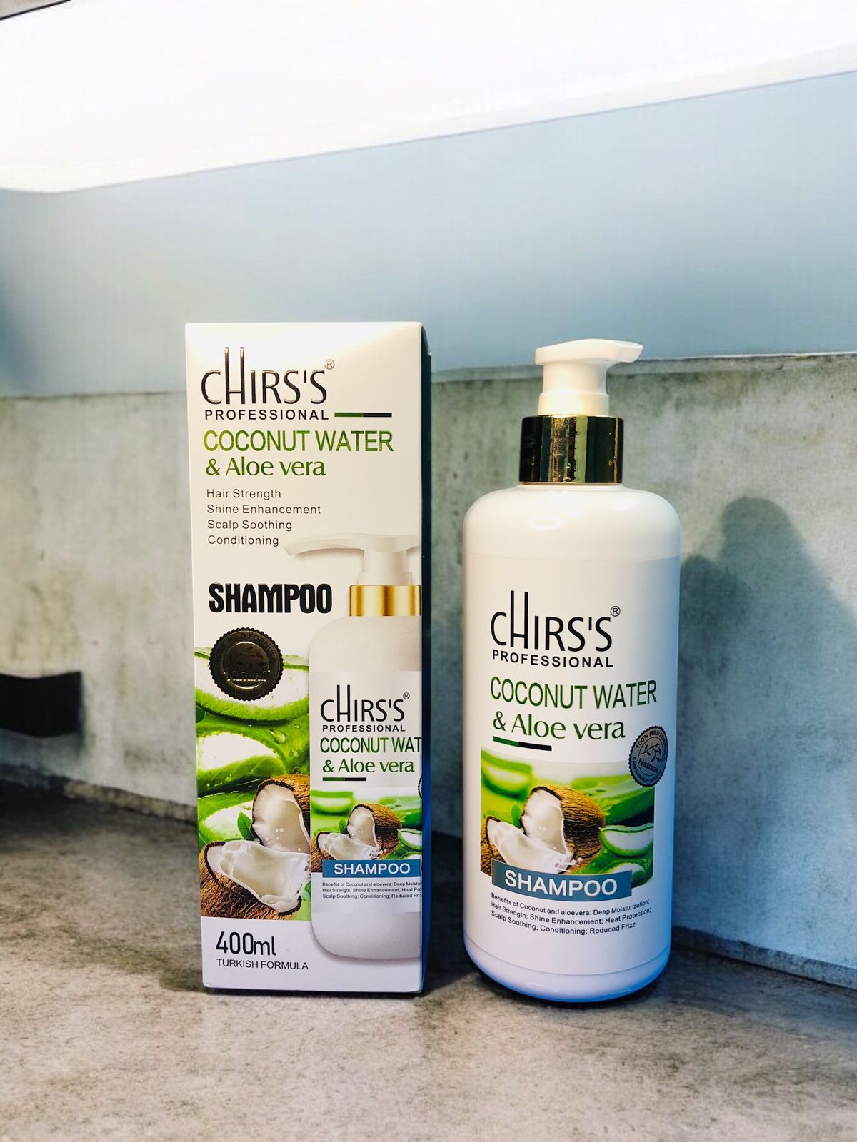 COCONUT WATER & ALOE VERA  2 in 1  SHAMPOO