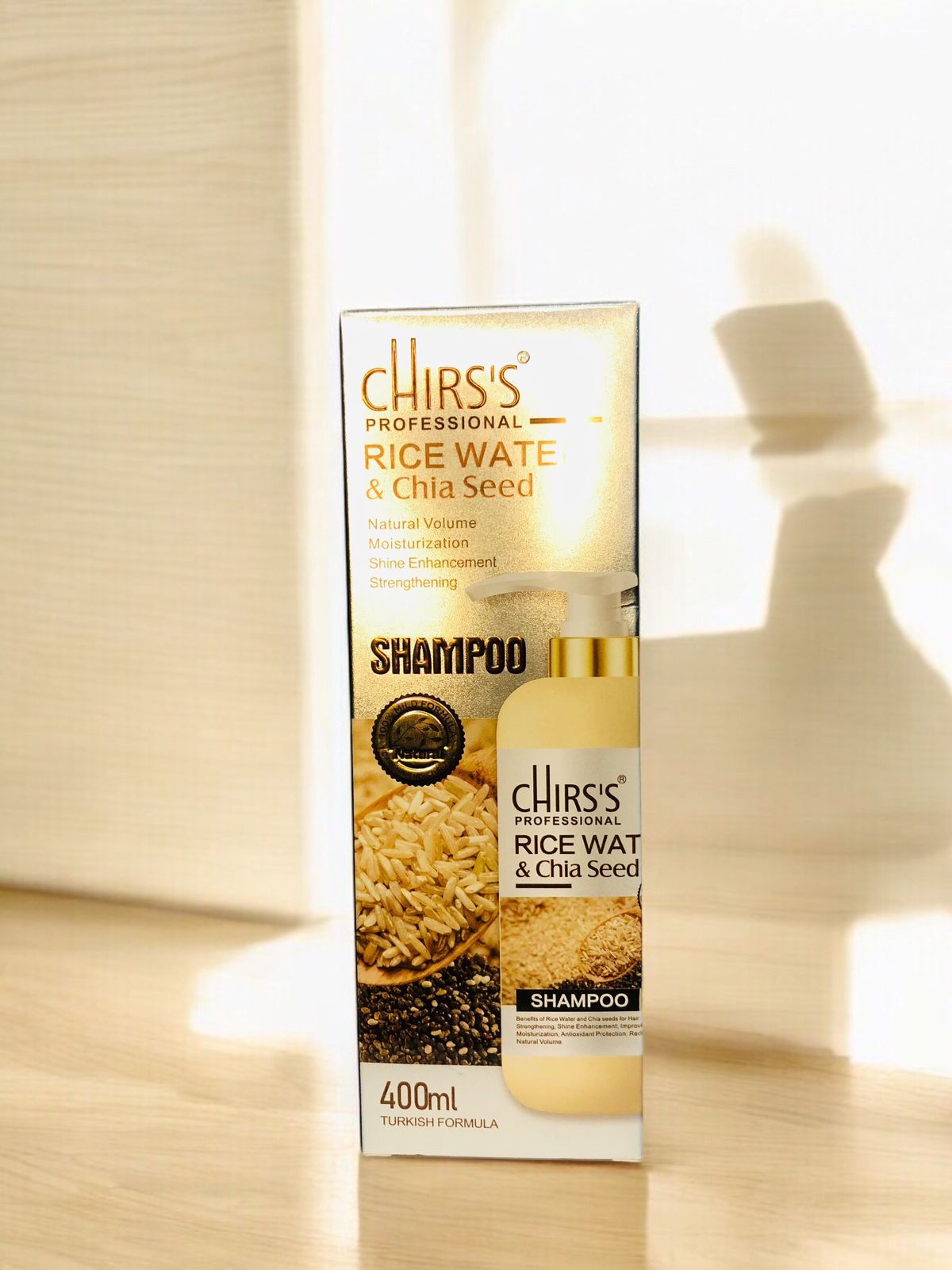 2-in-1 Rice Water & Chia Seed Shampoo