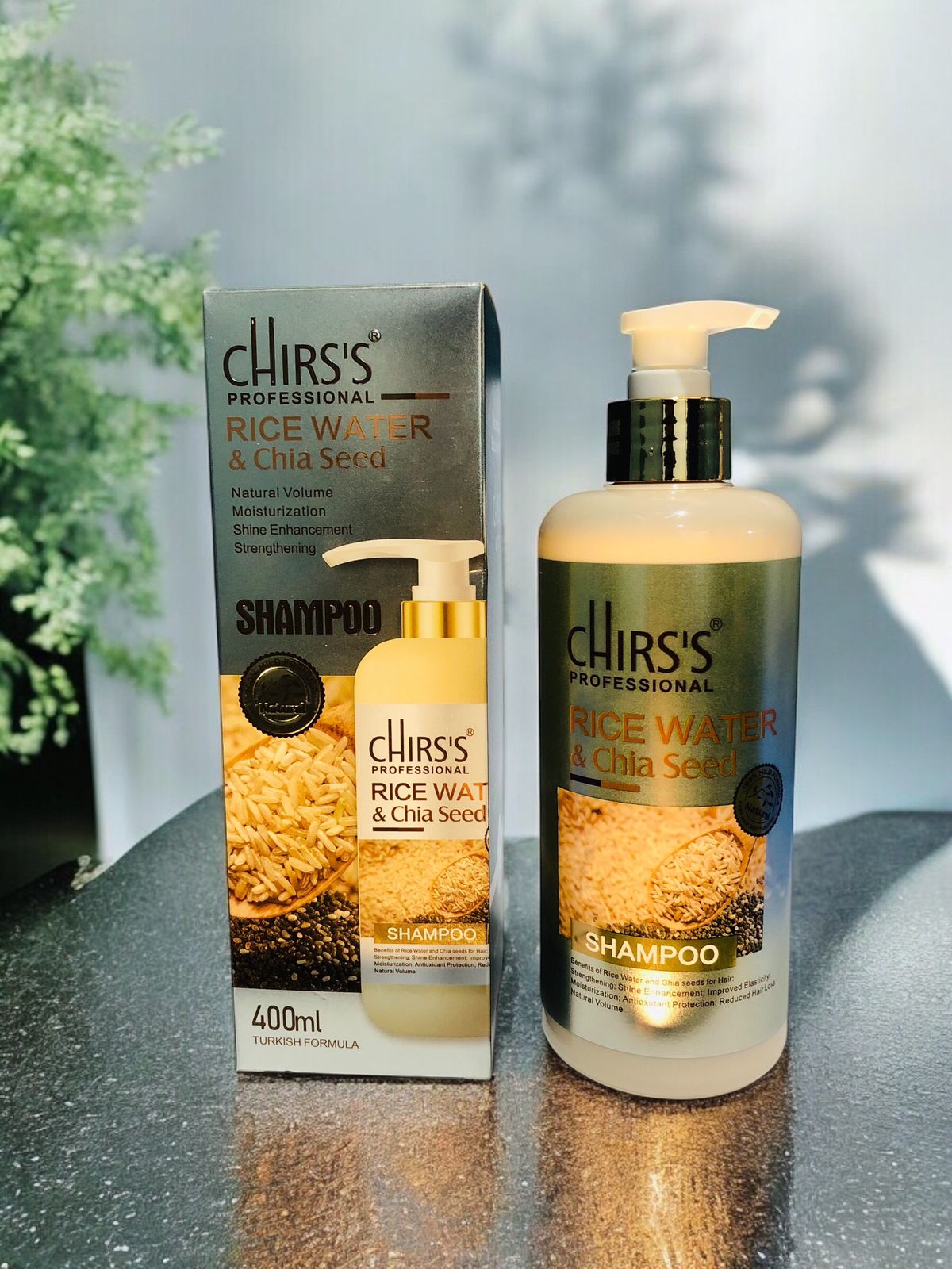 2-in-1 Rice Water & Chia Seed Shampoo